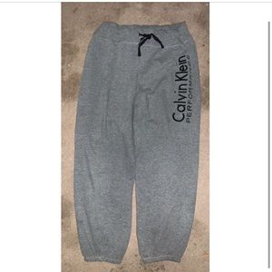 Grey cuffed sweatpants. Great condition
